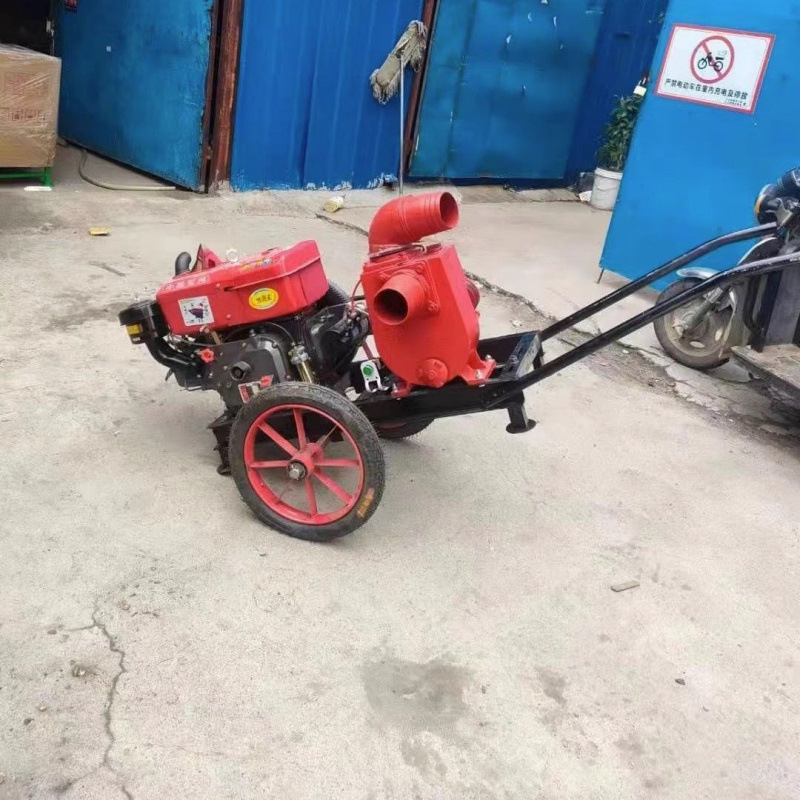 bomba de agua diesel de alta potencia todo en uno bomba centrífuga de alta presión presurización agrícola elevadora bomba de agua para riego de tierras de cultivo