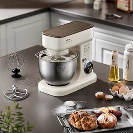 小熊厨师机SJJ-E08G1家用小型和面机揉面机多功能商用全自动和面