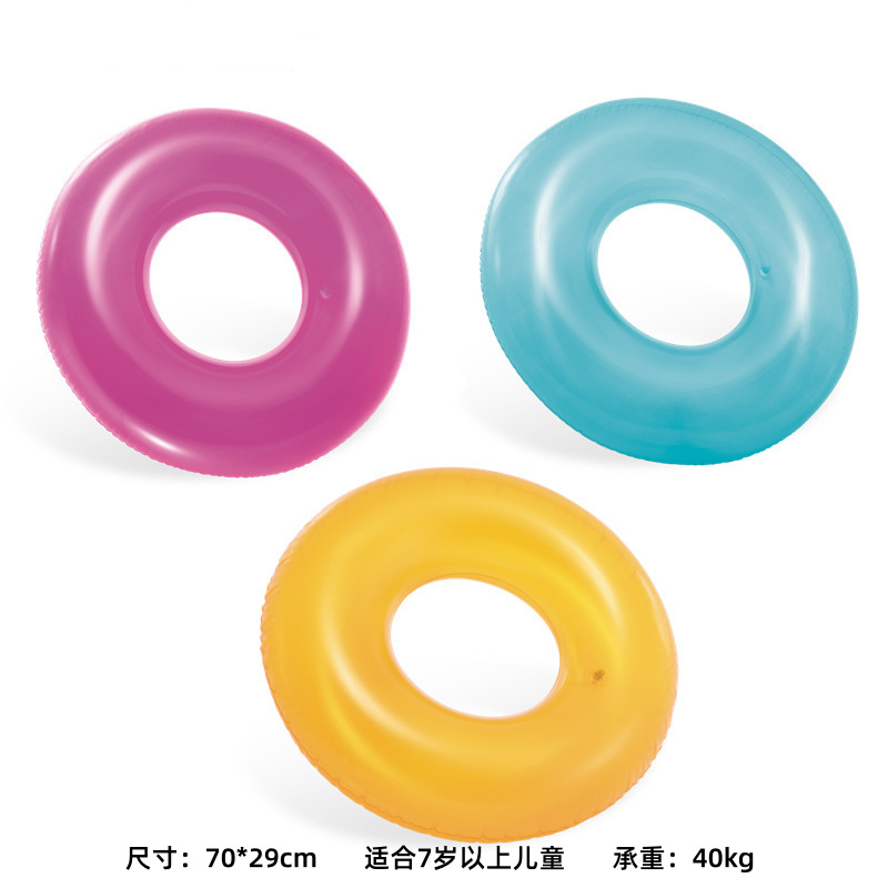 59260 anillo de natación de color sólido (76cm)0.2g