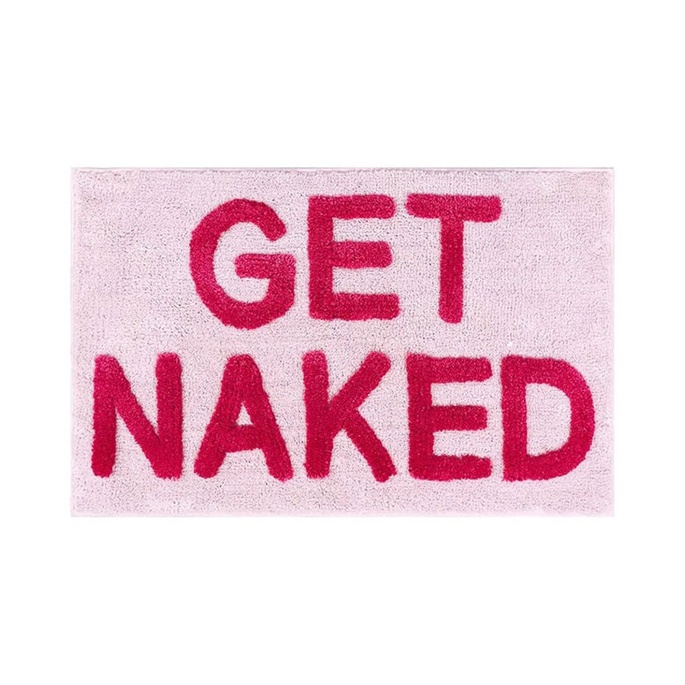 Modern Simple English Letters Imitation Cashmere Floor Mats Bedroom Bedside Decorative Foot Mats Entrance Door Stain-Resistant and Wear-Resistant Foot Mats