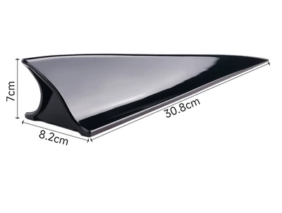 Cross-Border Car Shark Fin Antenna Decoration, Specialized for Car Roof Modification, Universal Type Antenna, No-Drill Decoration (vehicle antenna) - shark-fin-antenna