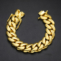 10/12/14/16/18/20/22mm真 � � メッキ銅大スキューバチェーン蝶バックルブレスレットアクセサリースポット