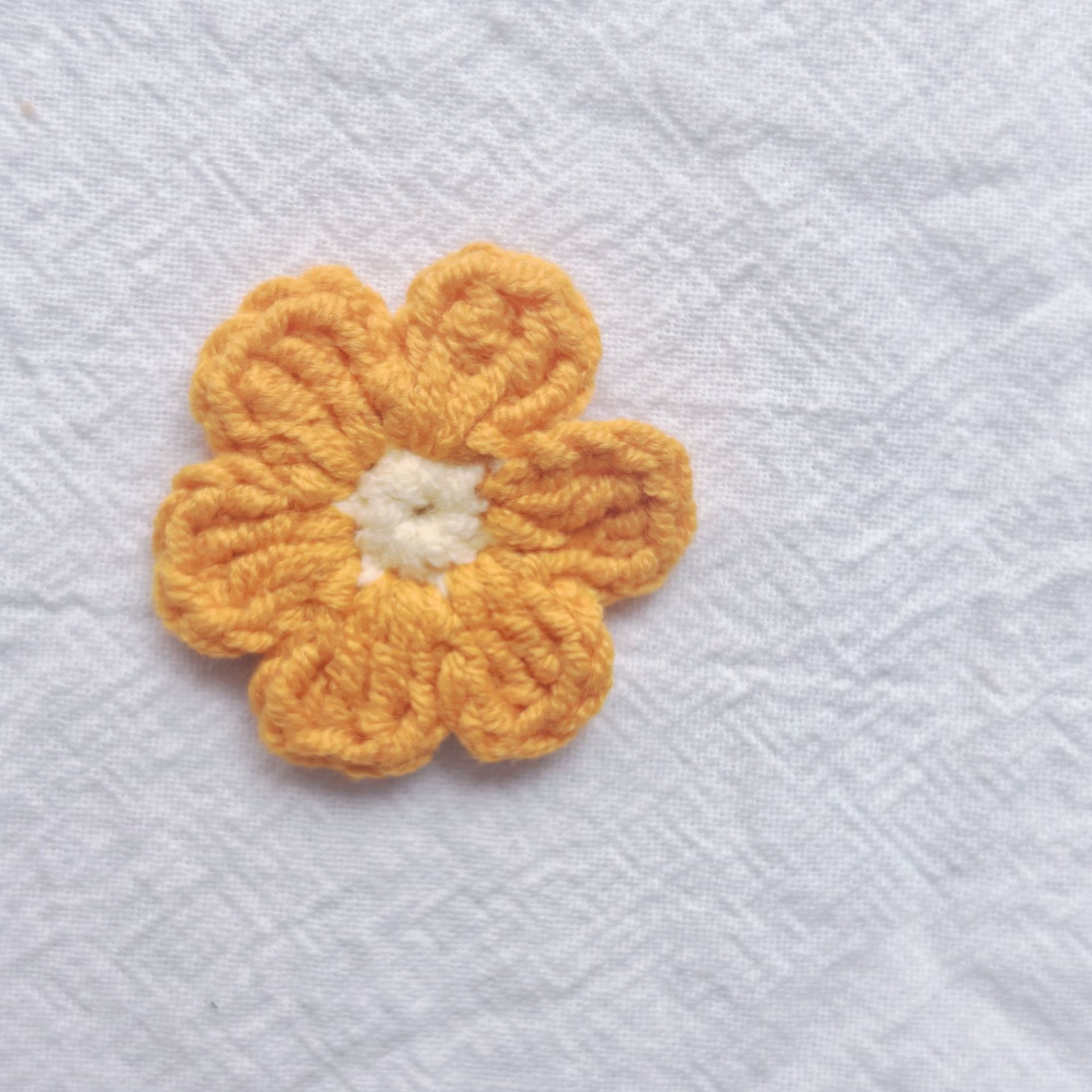 3cm 오렌지색 작은 꽃-7