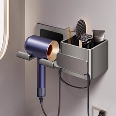 ドライヤーホルダー穴なしトイレ収納巻線ドライヤーハンガードライヤーホルダードライヤーホルダー浴室ラック