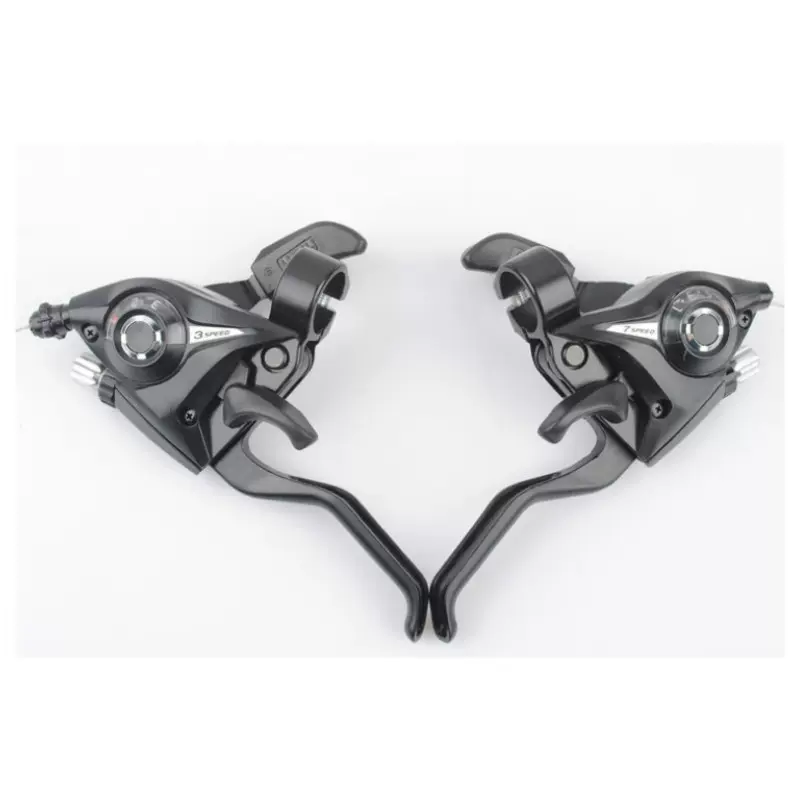 山地车指拨器 21/24速 闸把 自行车变速器 连体指拨 调速器 刹车