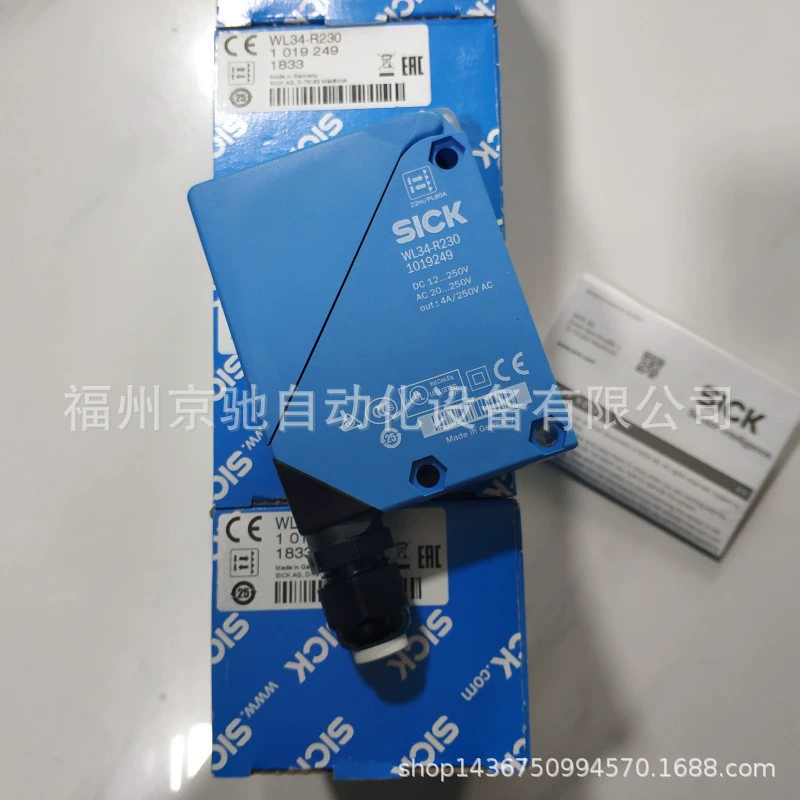 SICK Sike WT34-V210 Компактный фотоэлектрический датчик WL34-R230 Новинка в наличии