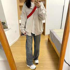 冲锋衣外套女秋季2026新款小个子高级感美式复古夹克上衣薄款短款