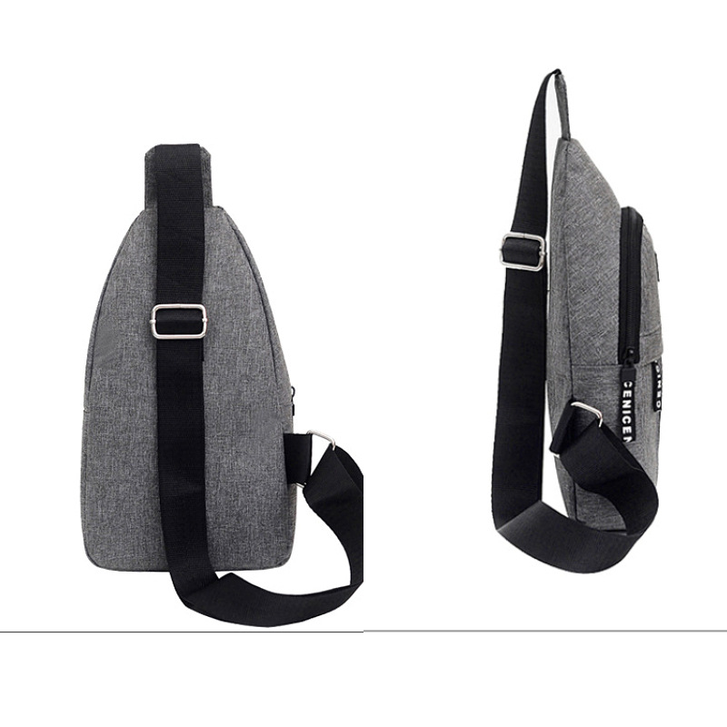 Bolsa de pecho de los hombres de moda casual bolsa de pecho bolsa de hombro conveniente bolsa de pecho de tela Oxford bolsa de mensajero de moda