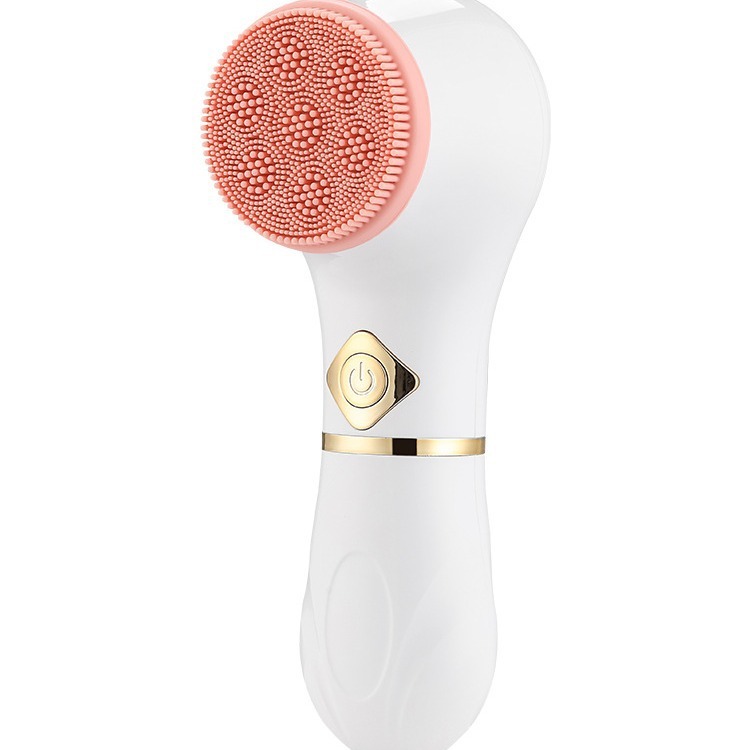 越境電動洗顔器 毛穴クリーナー 振動洗顔器 シリコン製ポータブルマッサージ洗顔ブラシ 美容|undefined