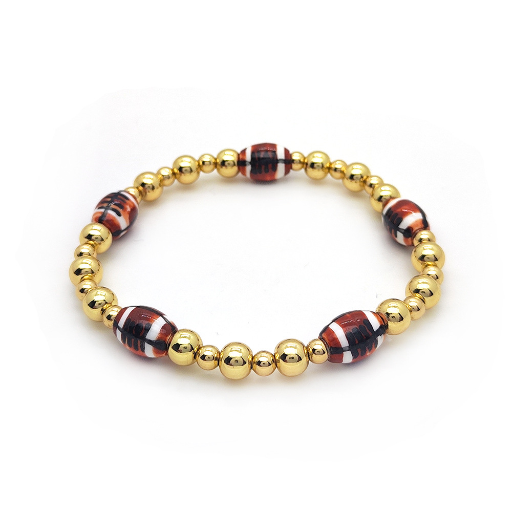 Retro Classic Style Round Oval Mixed Materials Beaded Women's Bracelets 1 Piece display picture 6