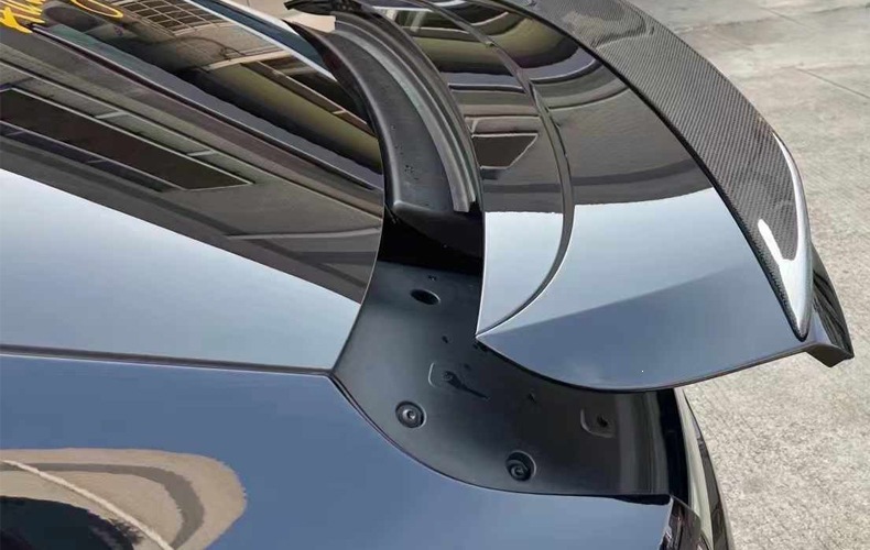 Suitable for Porsche Cayenne Coupe Carbon Fiber Rear Wing Car Modification Cayenne Fixed Wing Rear Spoiler