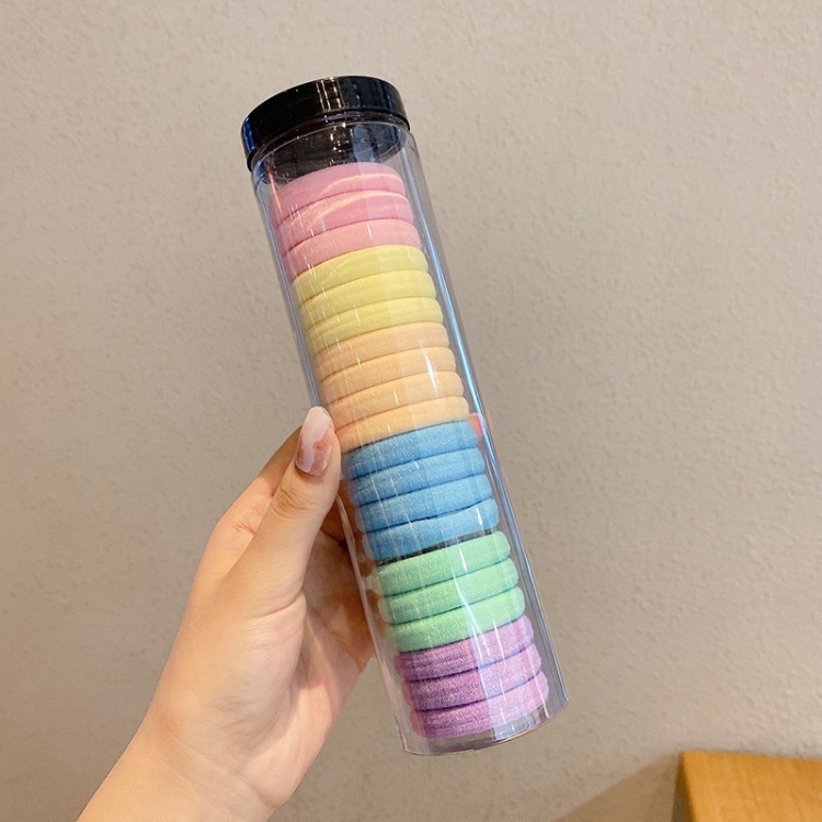 Cuerda para el cabello de dibujos animados, alta elasticidad y durabilidad, banda elástica para atar la cabeza, bola para mujer, lazo para el cabello, cuerda para la cabeza, nueva funda de cuero, accesorios para el cabello, todo fósforo