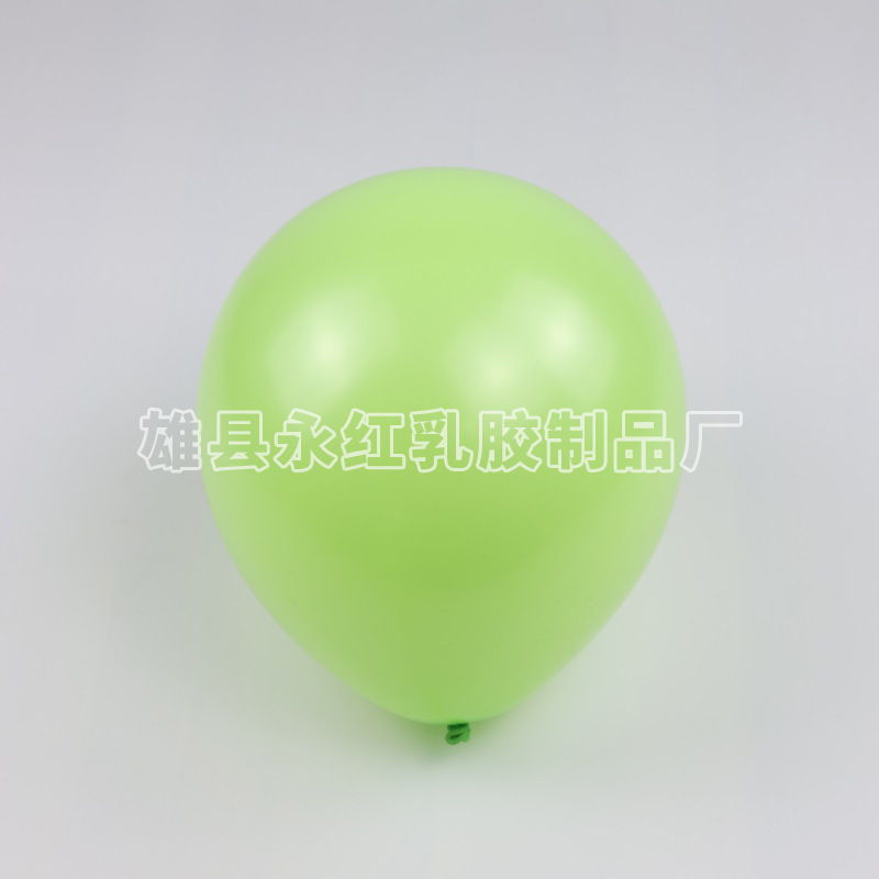 1,5 g 10 pulgadas mate verde claro (100 piezas / paquete)