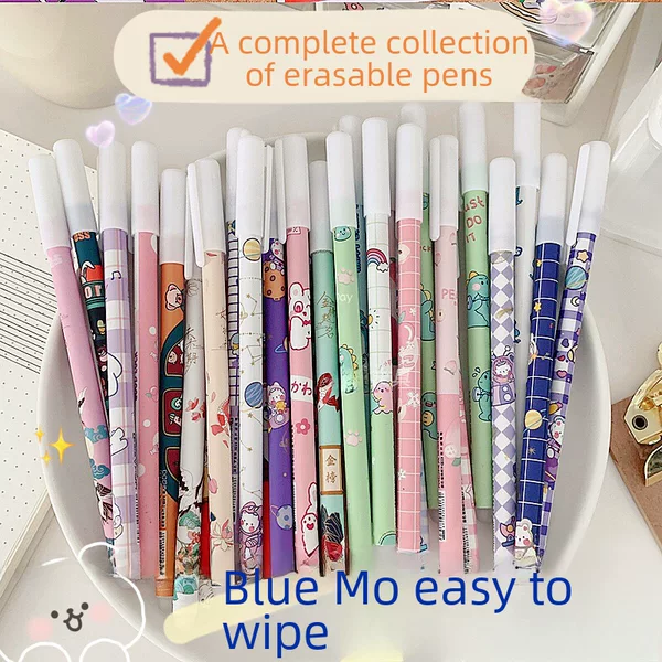 Cap-type Erasable Gel Pen high-looking student school supplies children's writing pen in stock wholesale hand Account Neutral
