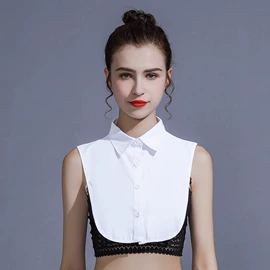 假领;蕾丝衫雪纺衫;半身裙