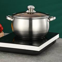 ステンレススープ鍋リンゴ鍋大腹鍋大容量スープ鍋煮麺鍋電磁ストーブ共通ギフト鍋卸売り