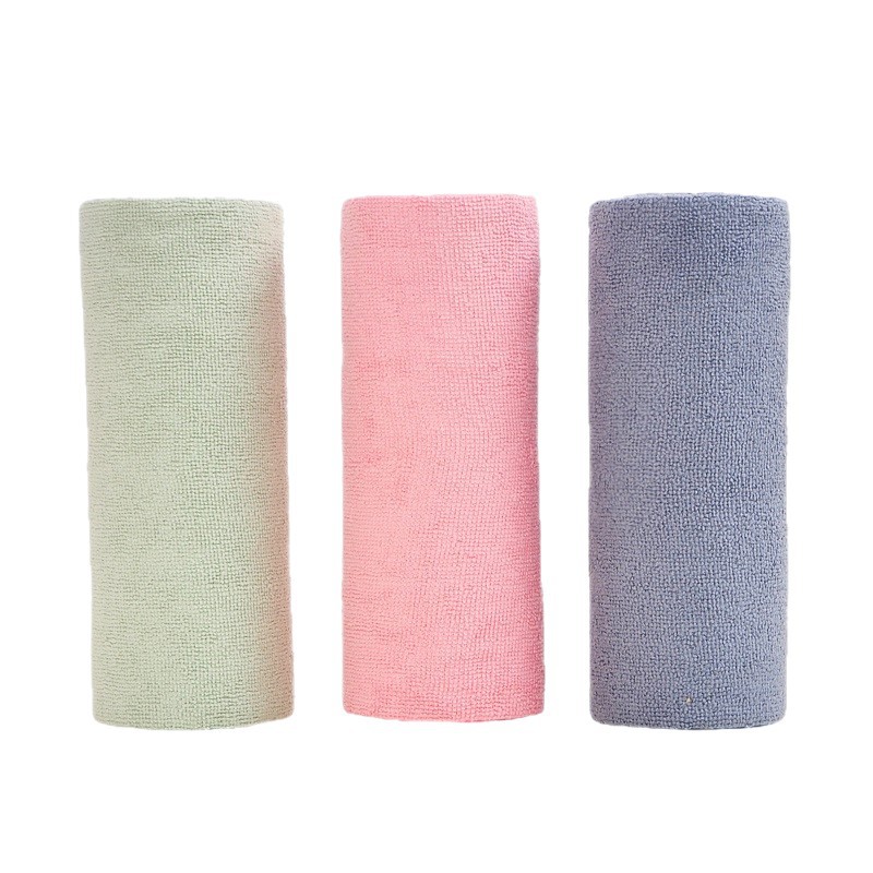 Manos rasgados tela de limpieza de fibra ultrafina seca y húmeda dos usos para el hogar lavar tela de limpieza suave absorber agua no perder pelo image 6