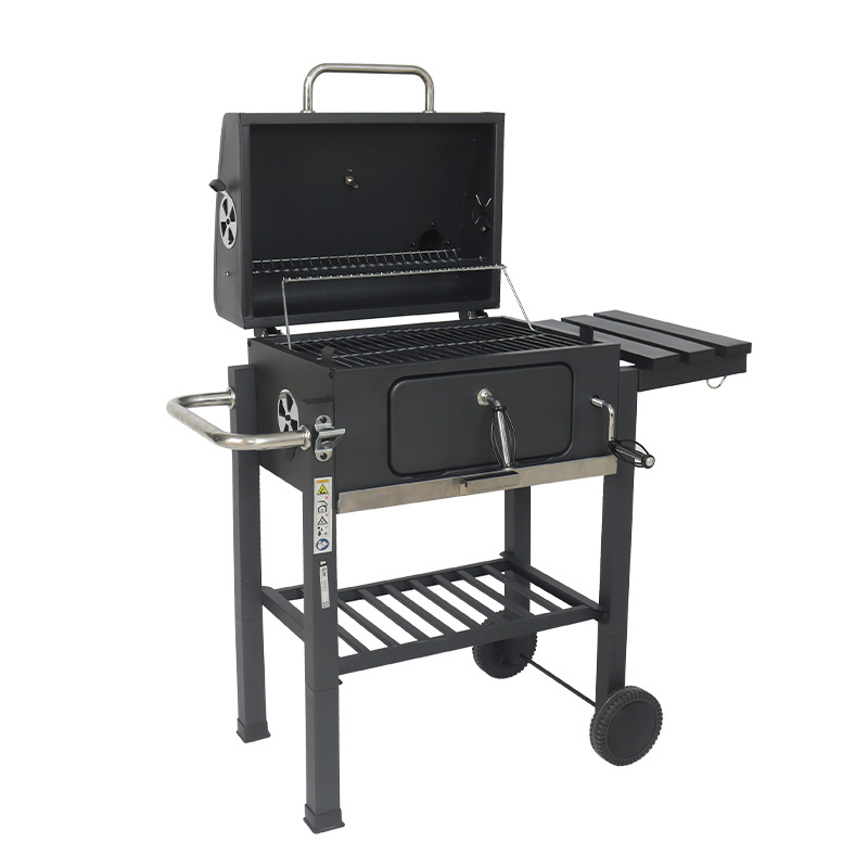 Parrilla puntual Mesa plegable Parrilla de jardín al aire libre Parrilla de carbón ahumado Parrilla de barbacoa Foshan
