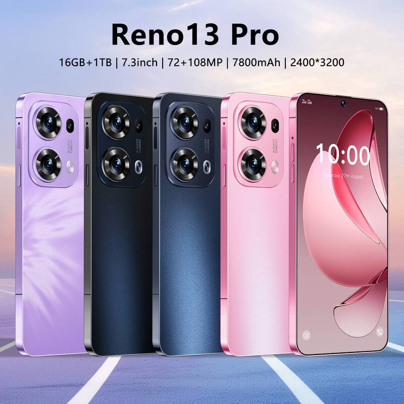New cross-border mobile phone Reno13 pro2 16GB smart foreign trade mobile phone 6.6incell screen Android mobile phone