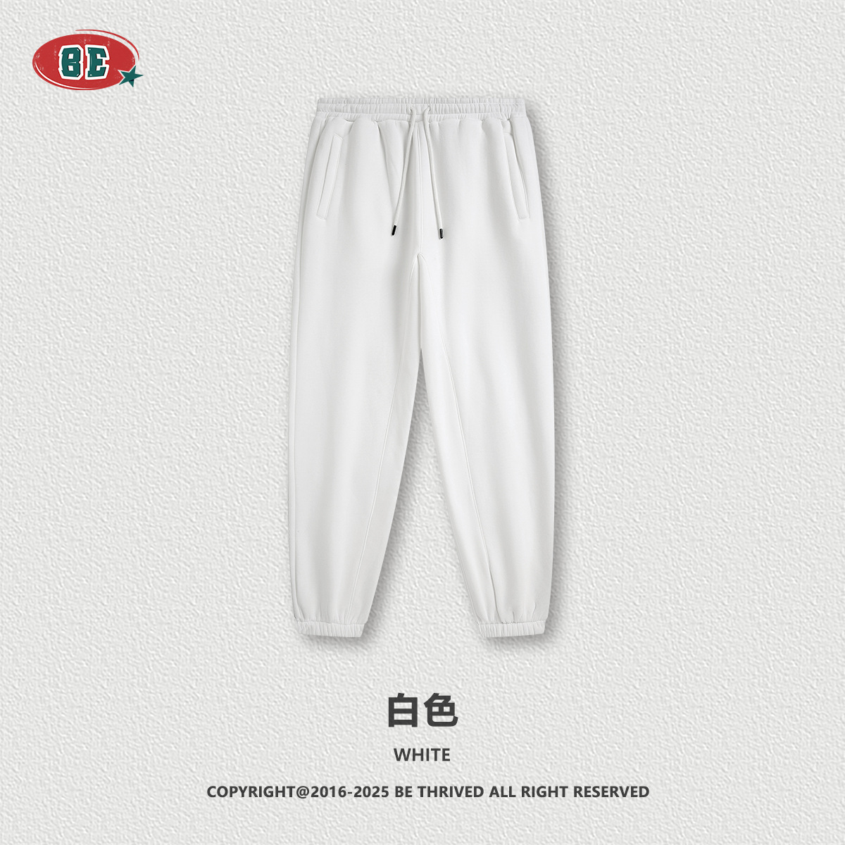 BE ropa de hombre | 2025 otoño e invierno estilo básico casual deportes traje de pies suéter americano más traje de terciopelo de color sólido hombres image 10