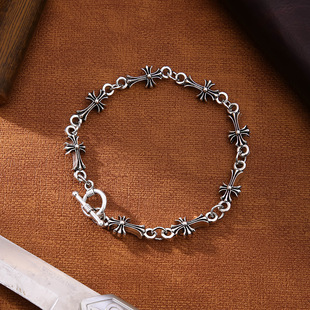 Cyber Celebrous Sydney Snake Quan Zhilong Same Cross Bracelet for Men and Women Trendy Crow Fashion Couple Bracelet