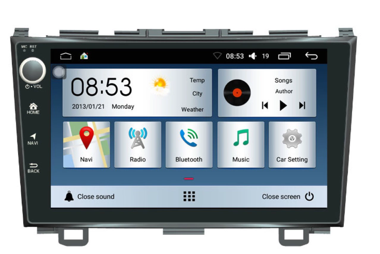 08 CRV оригинальный автомобильный стиль автомобильный смартфон 4G Android звуковой контроль интеллектуальный навигационный GPS задний регистратор