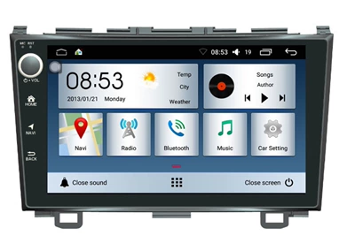 08 CRV original car style car intelligent 4G Android voice control intelligent navigation GPS rear view recorder (Bort kompüteri)