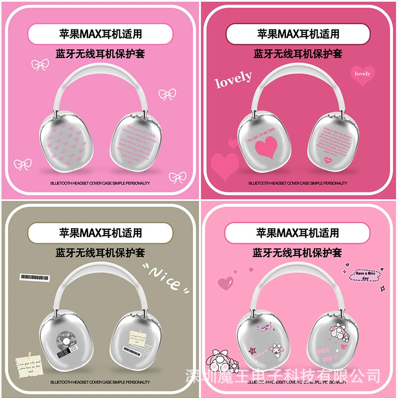 Bow for Apple airpods max pullover wireless headset TPU soft shell headset headset cover