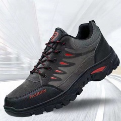 Autumn Men's Shoes 2023 New Summer Breathable Large Size Labor Safety Shoes Sports Waterproof Anti-Slip Work Outdoor Hiking Shoes