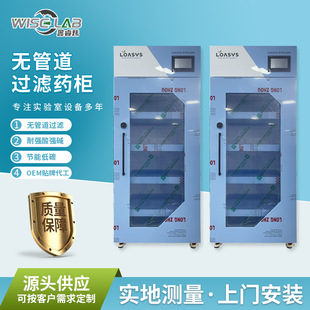 Laboratory Self-filtration Chemical Medicine Cabinet Acid and Alkali Resistant Reagent Cabinet Purification Type Pipeline-free Filter Medicine Cabinet