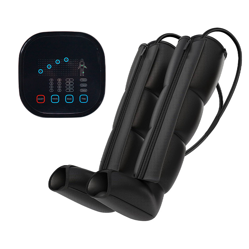 Masajeador de piernas de onda de aire de cuatro cavidades y seis cavidades, recuperación de movimiento, amasado neumático, masajeador de cintura de brazo de pierna