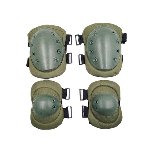 One-piece tactical Black Hawk knee pads protective gear outdoor real CS military enthusiast combat sports protective set