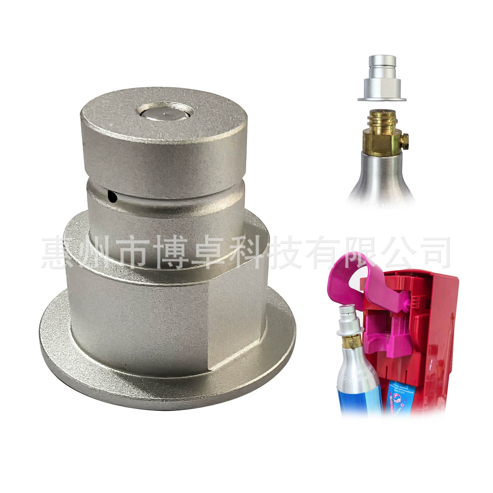 Переходник для баллона с углекислым газом Sodastream TR21 для подключения к быстросъемному соединению для трансграничных аппаратов для газирования воды