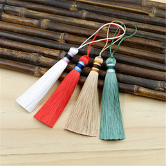 10cm流蘇穗子掛件彩頭小胖穗 扇墜小吊穗古風漢服壓襟書籤流蘇