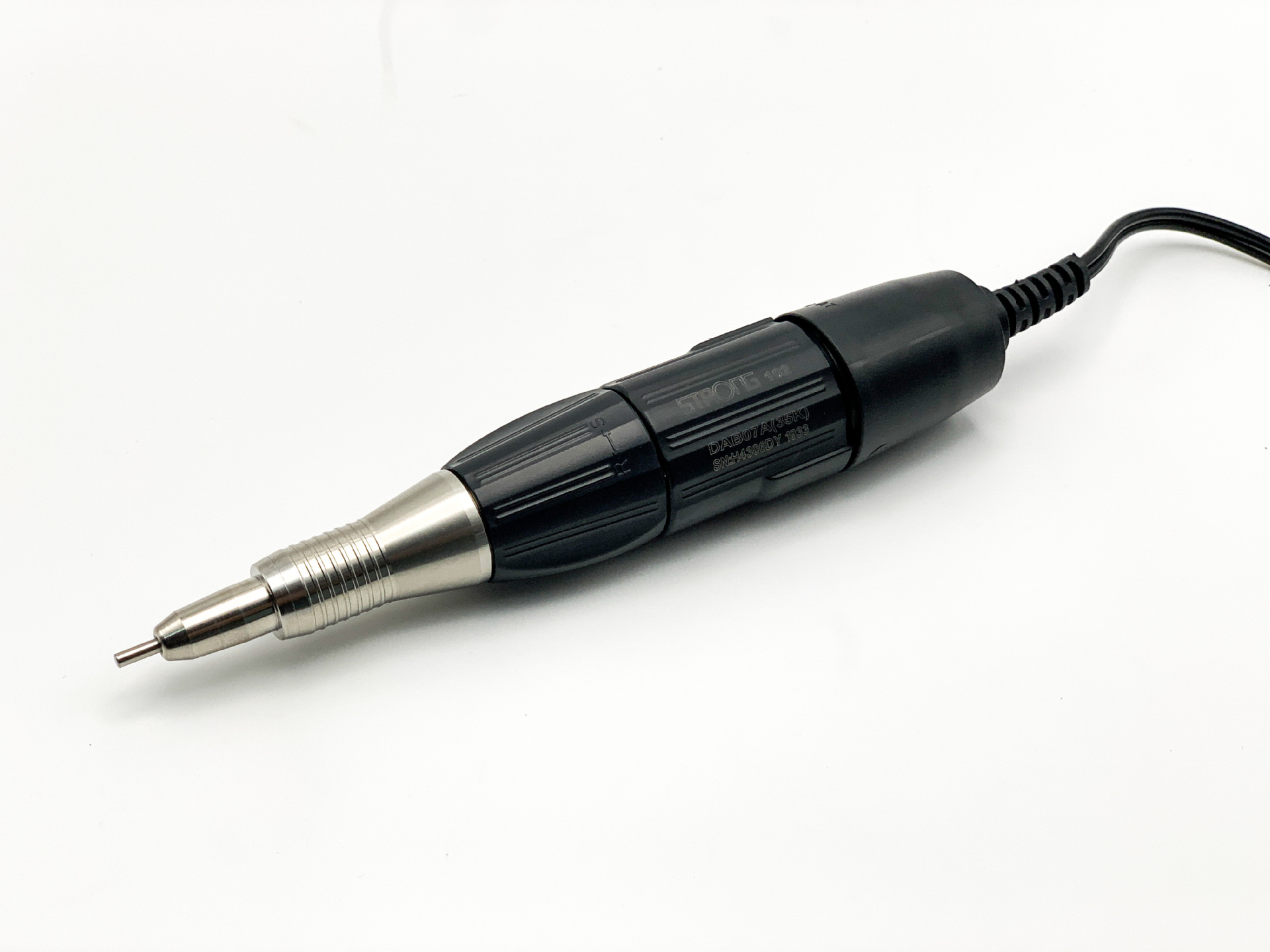 Pincel para decoración de uñas 102L con mango para amoladora eléctrica pequeña, herramienta de grabado para tallar madera y joyería de jade con mini.