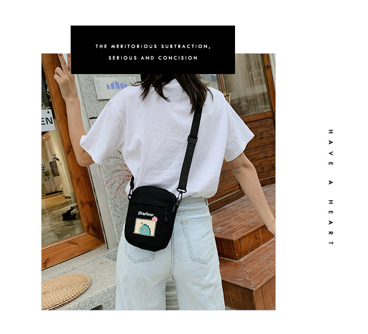 Summer small crossbody bag for girls, new small square crossbody bag for women, Japanese style small crossbody bag, casual retro style crossbody bag undefined