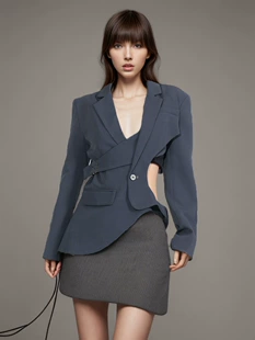 Classic suit jacket, long-sleeve, high-quality style