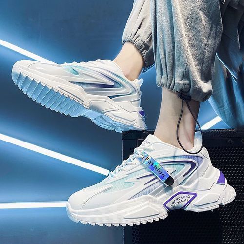 Dad's shoes men's  spring and autumn new breathable running sneakers Korean style trendy student shoes men's casual shoes
