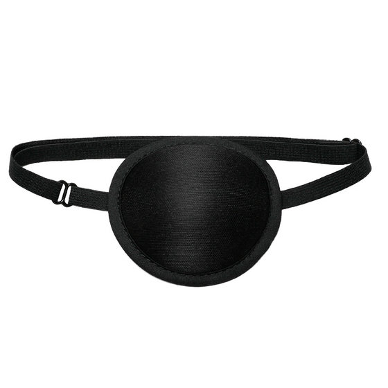 Monocular Eye Mask Children's Pirate Printing Sleep Eye Mask Correction Strabismus Eye Mask Adult Adjustable Buckle Loose