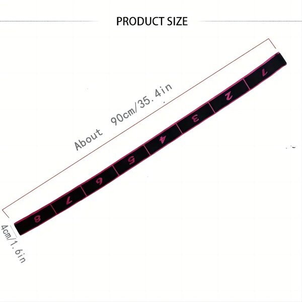 Spot yoga stretch bands Digital segment dance shaped body elastic…