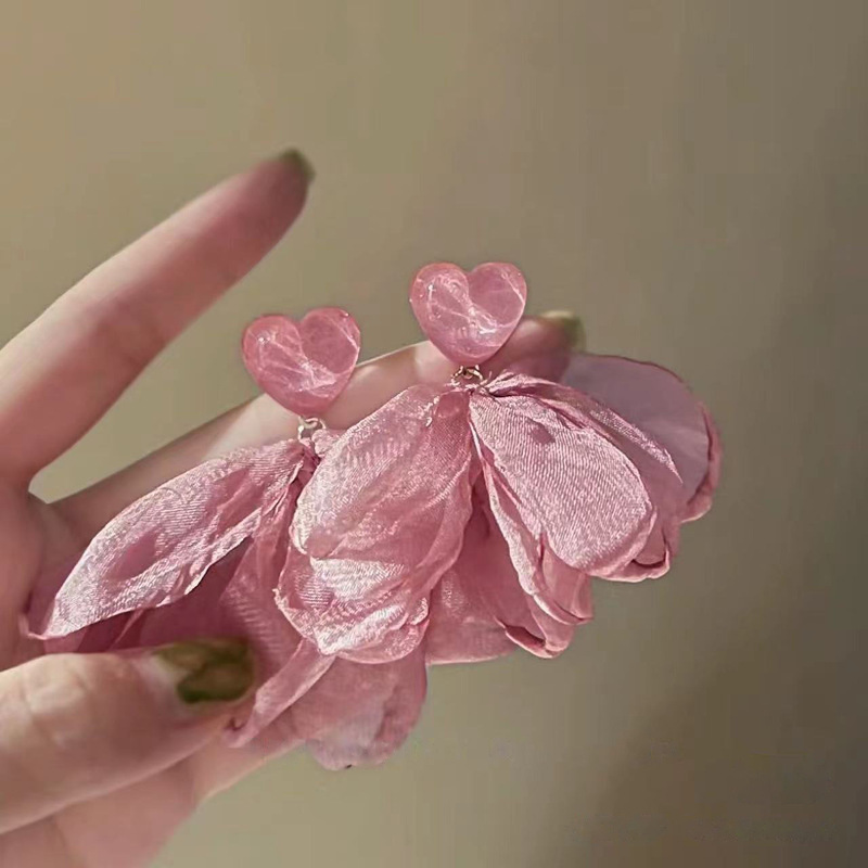 休闲风银针树脂圆形多戴耳环小清新时尚高级感耳钉日常百搭耳饰女|undefined