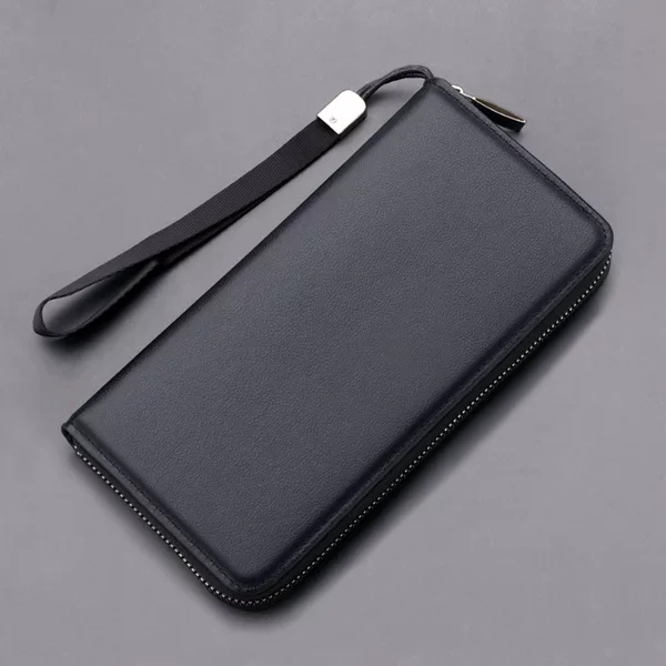 Men's clutch new business zipper handbag large capacity fashion clutch long wallet phone bag simple