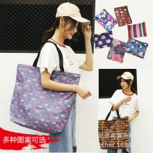 防泼水牛津布购物袋可折叠环保袋大容量超市买菜包便携袋子手提袋