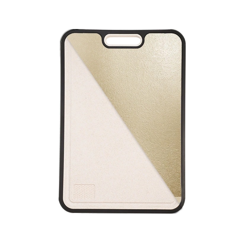 Tabla de cortar de titanio puro para cocina, tabla de cortar de madera de ébano de doble cara, tabla de cortar de madera maciza antibacteriana, tabla de cortar de doble cara engrosada, venta directa de fábrica