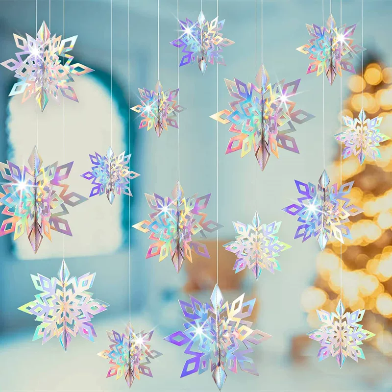  tridimensional украшение ногтей, набор, подвеска, со снежинками, 3D