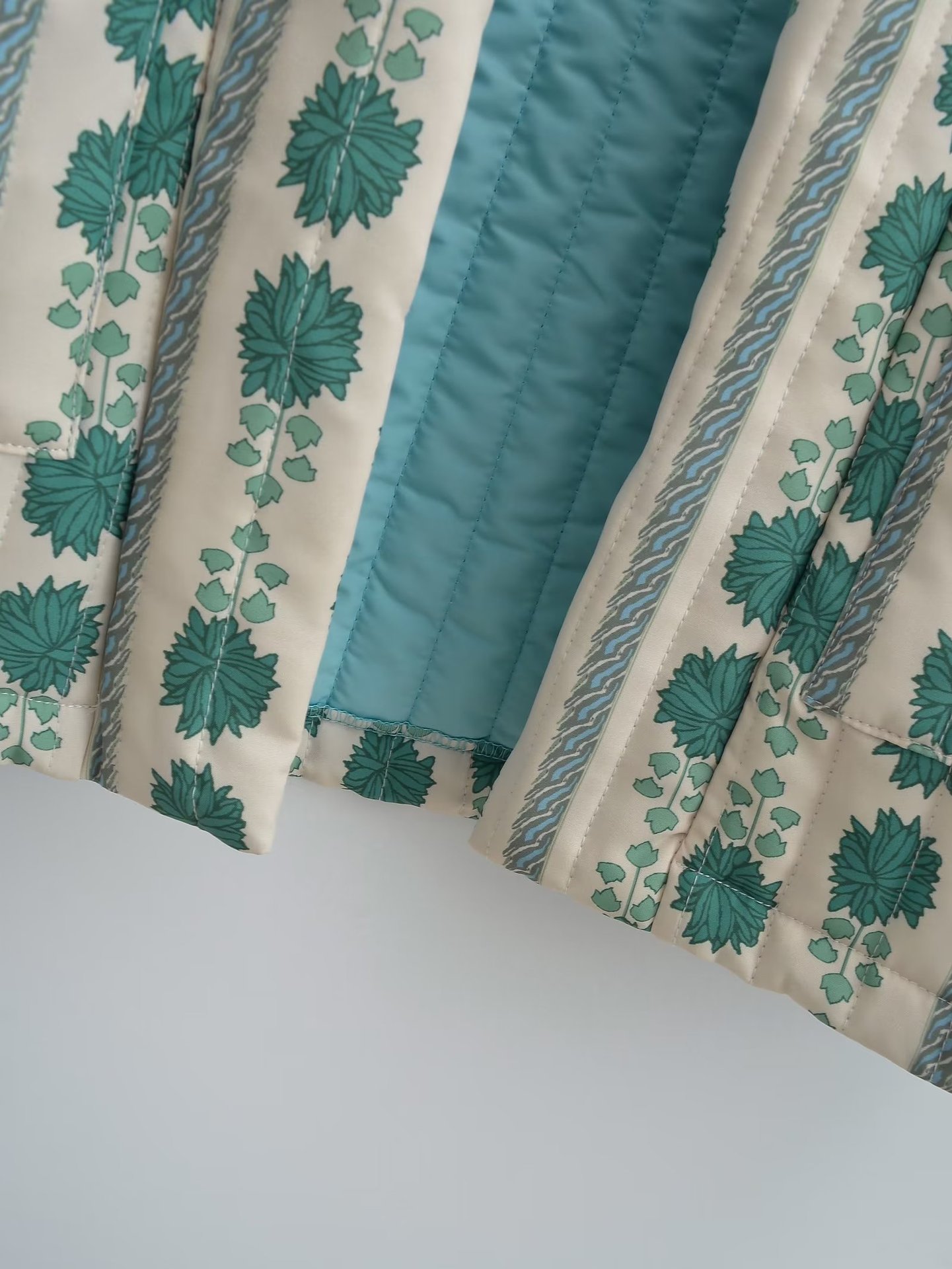 Ethnic Quilted Cotton Printed Cotton Jacket Cotton Jersey