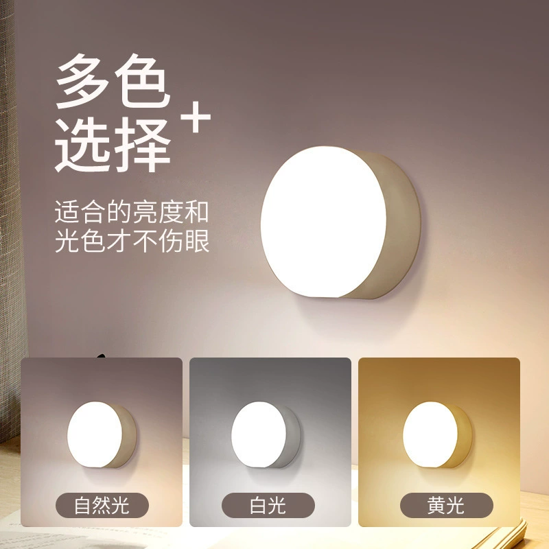 Rechargeable LED table lamp, student bedside reading light, touch/sensor, eye-protection 1W