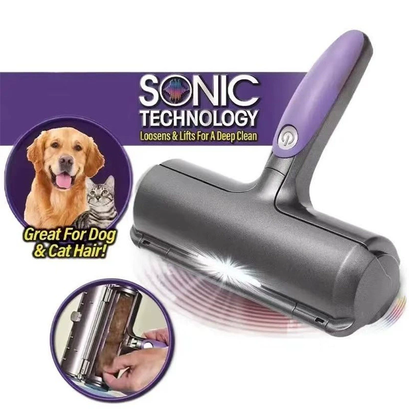 Трансграничный в наличии Фиолетовая щетка для удаления волос FurDaddy с легким роликом для домашних животных Наклейка для волос Очиститель для удаления волос домашних животных