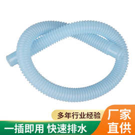医疗排水管加工双开口波纹管黑色PP阻燃波纹管柔软穿线塑料波纹管