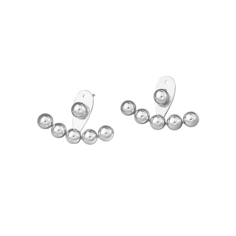 Серьги из серебра 925, европейский стиль, простые элегантные модели, лёгкие гвоздики и подвесы